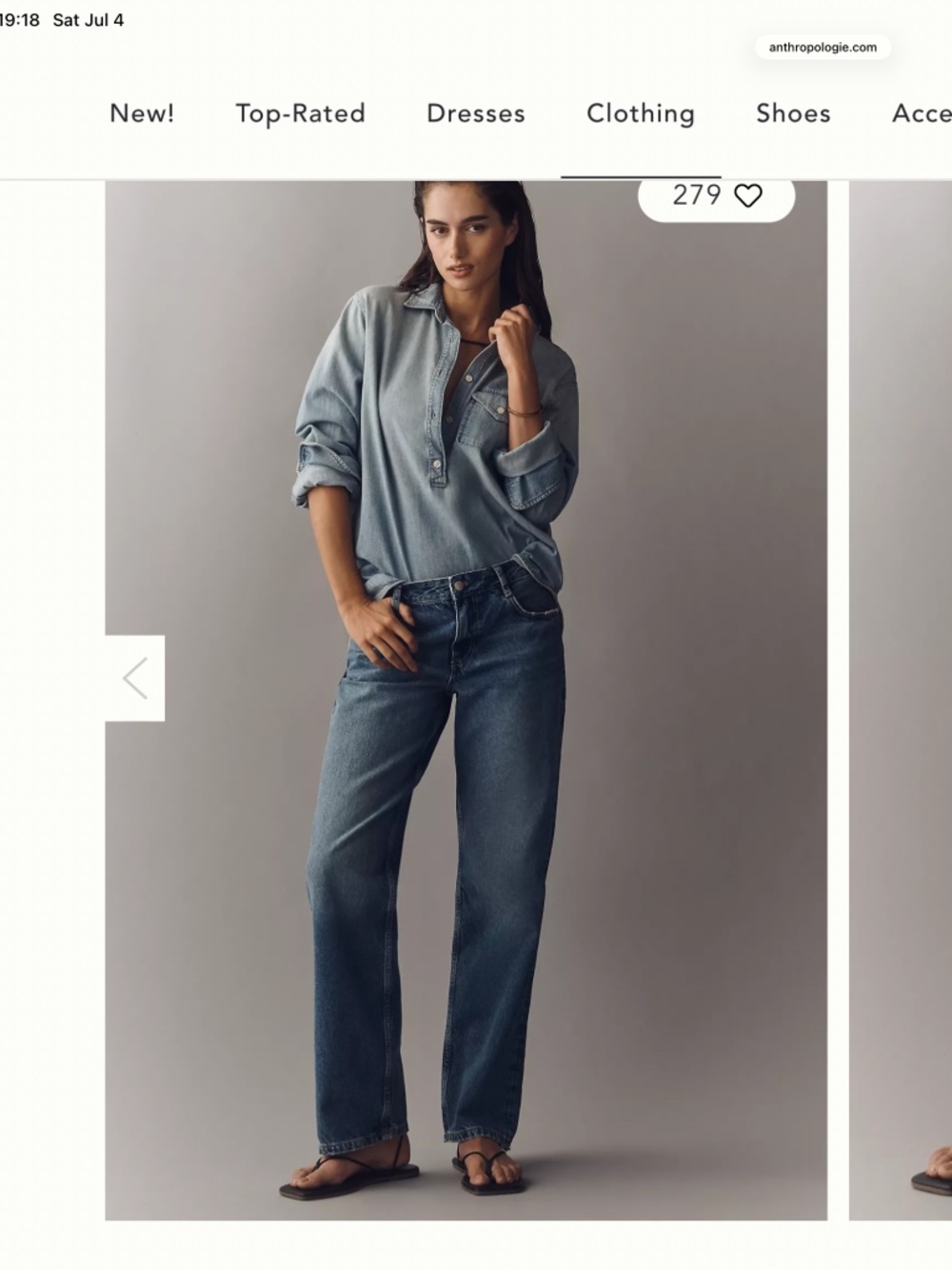 Pilcro Mid Rise Straight Leg Jeans (NWT) Size 30